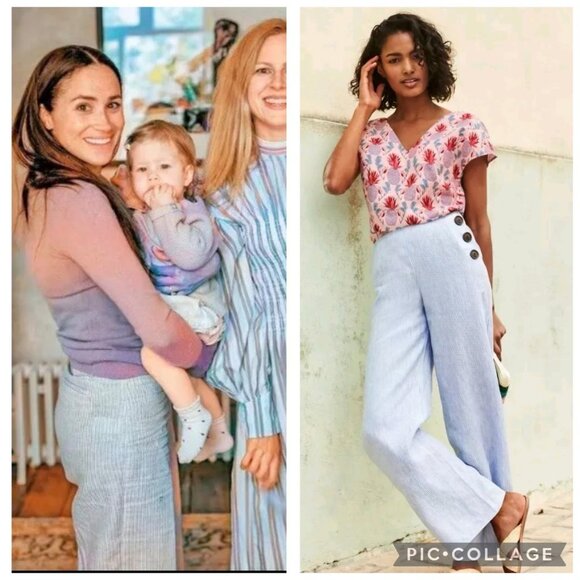 BODEN Penzance Linen Trousers - Picture 1 of 3